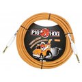 Ace Products Group Ace Products Group PCH20CC Woven Jacket Tour Grade Instrument Cable; 20 ft. - Orange Cream PCH20CC